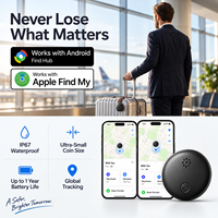 Traceur intelligent universel compatible avec Apple Find My et Google Find Hub, étanche, anti-perte pour bagages et sacs