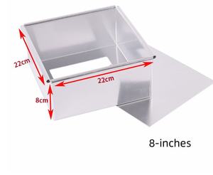 <span class=keywords><strong>Molde</strong></span> Desmontable Cuadrado para Pastel <span class=keywords><strong>de</strong></span> Chifón OMAKE, Fácil <span class=keywords><strong>de</strong></span> Usar, <span class=keywords><strong>de</strong></span> Aluminio Ecológico, Apto para Horno, Juego <span class=keywords><strong>de</strong></span> Repostería Variado, Incluye Número - Product Image 5