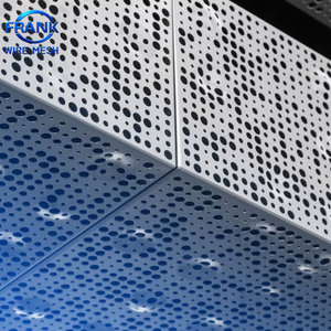 Tôles perforées en aluminium, acier inoxydable et galvanisé, rondes, carrées, à fentes, hexagonales pour revêtement mural/bâtiment - Product Image 1