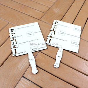 MDFSUB nuovi prodotti MDF Memorial GRAD Photo Gifts Wood Graduation Sublimation Paddle Fan Board Blanks per la creazione di artigianato fai da te - Product Image 3