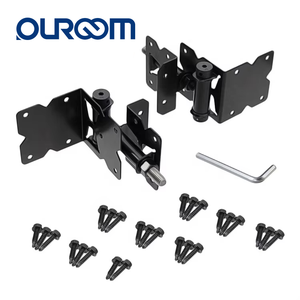 Charnière de porte réglable en PVC, quincaillerie de clôture robuste en acier inoxydable - Product Image 5