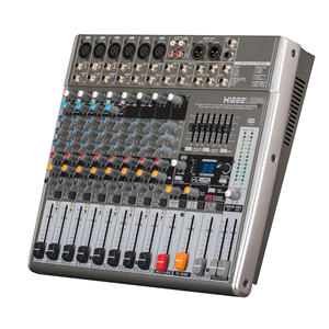 Console de mixage audio analogique professionnelle 16 entrées avec égaliseur graphique 7 bandes et détection de réverbération FBQ pour églises et scènes <span class=keywords><strong>en</strong></span> direct - Product Image 2