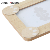 Cadre photo mignon ours en peluche-cadre photo en bois MDF personnalisable avec impression UV et sérigraphie cadre de peinture à usage domestique