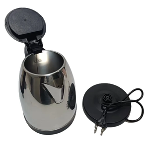 Bouilloire électrique sans fil en acier inoxydable 110-240V 2L, base rotative à 360 degrés, fonction ébullition rapide, protection contre l'ébullition à sec, utilisation hôtelière - Product Image 5