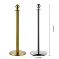 Événement Party Award Tapis Velours Cordes Barrière En Acier Inoxydable Stanchions
