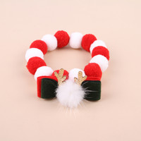 Collier de Noël coloré pour chat et chien, élastique et réglable, accessoire de Noël pour animaux de compagnie, avec décoration de canard