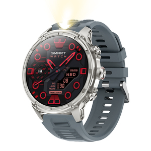 นาฬิกาอัจฉริยะสำหรับกีฬากลางแจ้ง <span class=keywords><strong>V99</strong></span> หน้าจอ 1.85 นิ้ว แบตเตอรี่ 710 มิลลิแอมป์ ตรวจสอบสุขภาพ รองรับการโทรผ่านบลูทูธ สำหรับผู้ชาย พร้อมไฟฉาย - Product Image 4