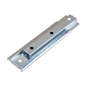 Connecteur de meubles en fer Shengdu Hardware à 13 points, droit et long, épaisseur 1,5 mm, couleur zinc blanc, durable pour dossier de canapé - Product Image 1