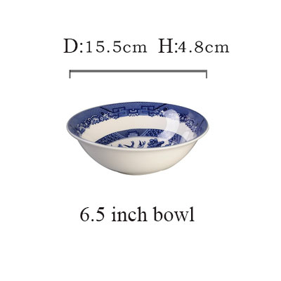 Saladier bleu de 6 pouces