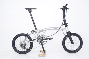 Bicicleta Plegable MINTparts-aero 2026 de 16 Pulgadas y 7 Velocidades con Cuadro de Aleación de Aluminio, Horquilla de Fibra de Carbono y Neumáticos Anchos - Product Image 3