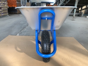 Russie Belaus Market 90L/120L <span class=keywords><strong>brouette</strong></span> à plateau en acier galvanisé pour la construction brouettes de haute qualité - Product Image 5
