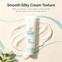 Crème Apaisante Douce pour Érythème Fessier Bébé Marque Blanche – Pommade Naturelle à Base d'Extraits Végétaux pour Protéger la Peau Sensible des Bébés