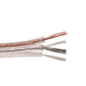 Câble plat parallèle pour haut-parleurs 300V 500V 14AWG en <span class=keywords><strong>cuivre</strong></span> toronné isolé PVC pour TV, pour une connexion audio économique et claire - Product Image 3