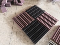 Mousse acoustique de diffusion 50 mm en polyuréthane à cellules ouvertes, matériau insonorisant pour plafond, réduction du bruit