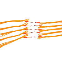 Allumeur électrique orange de 5 mètres pour feux d'artifice froids à effet d'étincelle, télécommande, haute qualité, certifié CE