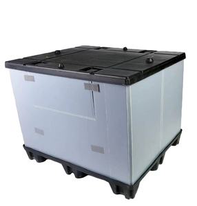 Boîte de palette en PEHD à manchon PP pliable personnalisé Caisse de déménagement en plastique PP avec <span class=keywords><strong>service</strong></span> de traitement de découpe - Product Image 1