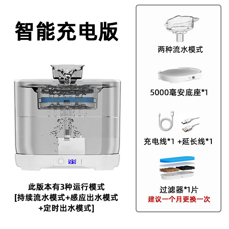 ฐานสีเทา-ขาวโปร่งแสง [5000 mAh]