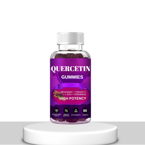 Gomitas de Quercetina de Marca Privada OEM con Vitamina C, Saúco y Zinc para la Memoria y el Sueño, Ingredientes Naturales, Sin Azúcar, para Adultos - Product Image 1