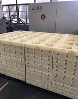 Coffrage en plastique ABS pour le coulage de béton, la construction de colonnes de réservoirs d'eau et les caniveaux