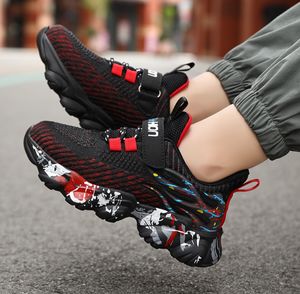 รองเท้าผ้าใบเด็กผู้ชายแบบตาข่ายระบายอากาศ น้ำหนักเบา สำหรับวิ่ง ขายส่ง - Product Image 2