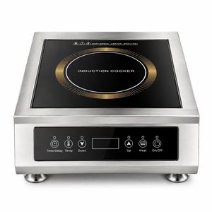 Placa de Inducción Plana de Alta Potencia de 3500W, Control Táctil, Cocina Integrada y Olla Caliente, Estufa Multifuncional de Ondas Ligeras para el Hogar - Product Image 1