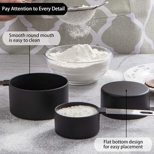 10 mảnh đặt Stackable ly và thìa tiện ích nhà bếp đo ly và thìa đặt cho nấu ăn và nướng - Product Image 4