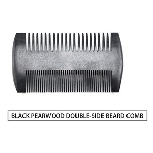 Juego de peines para barba y bigote con cepillo de cerdas, mango de plástico, herramientas de aseo prácticas para hombres, kit de cuidado del cabello - Product Image 3