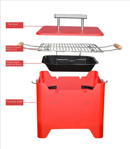 Portable <strong>Mini</strong> Barbecue <strong>Grill</strong> Easily Cleaned <strong>Outdoor</strong> Garden Camping <strong>Charcoal</strong> BBQ <strong>Grill</strong>