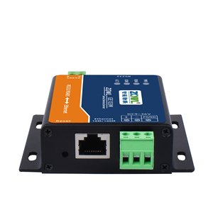 Servidor de dispositivos serie industrial con 1 puerto RS232/485 a <span class=keywords><strong>Ethernet</strong></span> con terminal de tornillo con Modbus TCP MQTT - Product Image 5