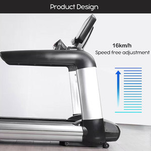 High Quality Black Commercial Fitness Equipment <strong>Tredmill</strong> for Bodybuilding With Led Screen - Product Image 5