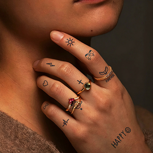 Tatuajes Temporales Impermeables 2026, Semipermanentes, de Larga Duración, Mini Tatuajes Pequeños para Dedos y Manos, Adhesivos Realistas para el Cuerpo, Venta al Por Mayor - Product Image 2