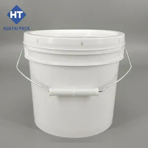 Manufacturers Sell 5L Plastic Bucket Paint Bucket Can Be Customized Color Sealed Bucket