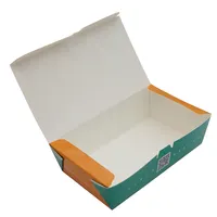 गर्म बेच थोक पुनर्नवीनीकरण कच्चे सामग्री आयत सलाद दोपहर के भोजन के बॉक्स डिस्पोजेबल Takeaway खाद्य पैकेजिंग क्राफ्ट पेपर बॉक्स