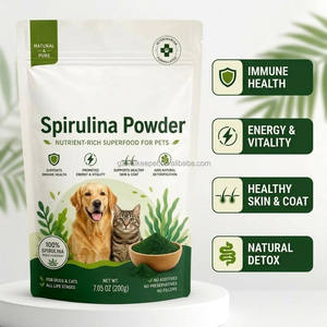Poudre de spiruline en gros pour chats et chiens, soutien immunitaire, marque privée OEM, superaliment naturel d'algues bleues et vertes, riche en protéines, végétalien - Product Image 3