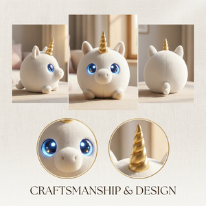 Jouet en peluche licorne AI Cuteyeah à marque privée, en polyester, pour enfants de 8 ans et plus, jeu imaginatif préscolaire, compagnon parlant intelligent, jouet créatif - Product Image 4