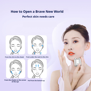 อุปกรณ์เสริมความงามเครื่องนวดหน้าไมโครเคอเรนท์ขนาดเล็กสำหรับใช้ในบ้าน - Product Image 4