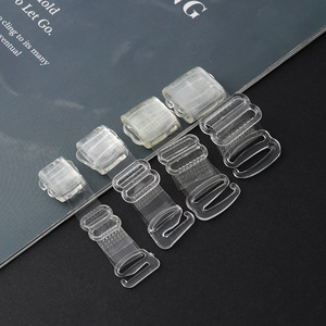 LS078 Bretelles de <span class=keywords><strong>soutien</strong></span>-<span class=keywords><strong>gorge</strong></span> transparentes en TPU à boucle en plastique givré haute élasticité, invisibles et réglables - Product Image 3