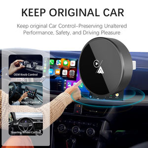 Adaptateur sans fil 2026 Mini Orange Cube CarPlay Android Auto Plug & Play avec reconnexion automatique rapide, accessoires innovants - Product Image 2