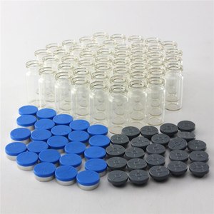 ขวดแก้วใสขนาด 10 มล. พร้อมจุกปิด ขวดยาขนาดเล็ก ภาชนะบรรจุของเหลวสำหรับทดลอง - Product Image 2