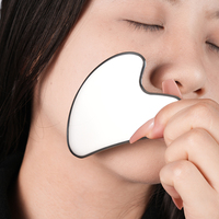 Outils de Massage Guasha pour le Visage et le Corps en Acier Inoxydable 304, Planche Gua Sha Métallique Personnalisée avec Logo