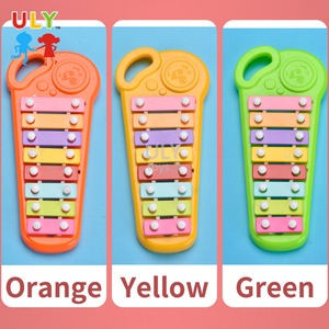 Ensemble de jouets d'instruments de percussion en plastique de dessin animé éducatif pour enfants et tout-petits, 8 pièces - Product Image 4