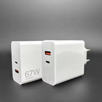 Chargeur USB super rapide 120W 67W, câble 6A, chargeur mural rapide USB, adaptateur secteur pour Xiaomi