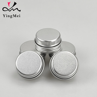 Mini boîte en aluminium écologique vide pour baume à lèvres, lotion, cosmétiques, savon, pilules, aliments, conteneur de stockage