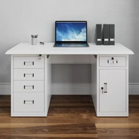 Bureau d'ordinateur Meubles de bureau à domicile Table d'étude en métal Bureau en acier