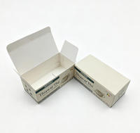 Boîte d'emballage pour sachets de thé écologique, biodégradable et recyclable, avec gaufrage personnalisé disponible, petite boîte en carton pliable pour petits articles
