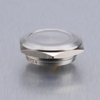 12mm 16mm 19mm 22mm 25mm 30mm Mini Type Court Momentané 6Pin Terminal RingRGB Illuminé Étanche IP67 Bouton Poussoir