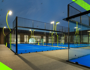 Pista <span class=keywords><strong>de</strong></span> Pádel <span class=keywords><strong>de</strong></span> Alta Calidad y Bajo Precio con Techo, Pista <span class=keywords><strong>de</strong></span> Tenis Modular para Exteriores, Club Deportivo Comercial, Instalación Fácil - Product Image 1