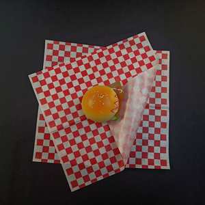 SP2982 Logo-Designed Food Grade <b>Wax</b> Paper Printed Roll Hamburger Packing <b>Wrap</b> with Grease Proof Waterproof Coated Features - Product Image 1