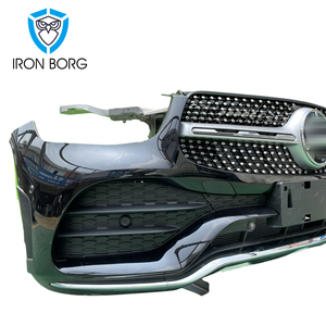 Kit Carrosserie d'Origine pour <span class=keywords><strong>Mercedes</strong></span> Classe GLC W253 C253 X253 GLC300 GLC43 GLC63 AMG, Ensemble Pare-chocs Avant Complet avec Calandres et Phares LED - Product Image 5