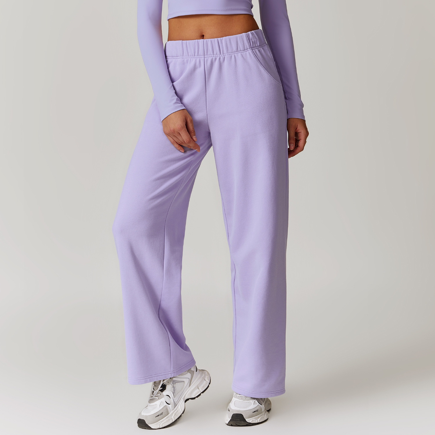 Pantaloni della tuta viola